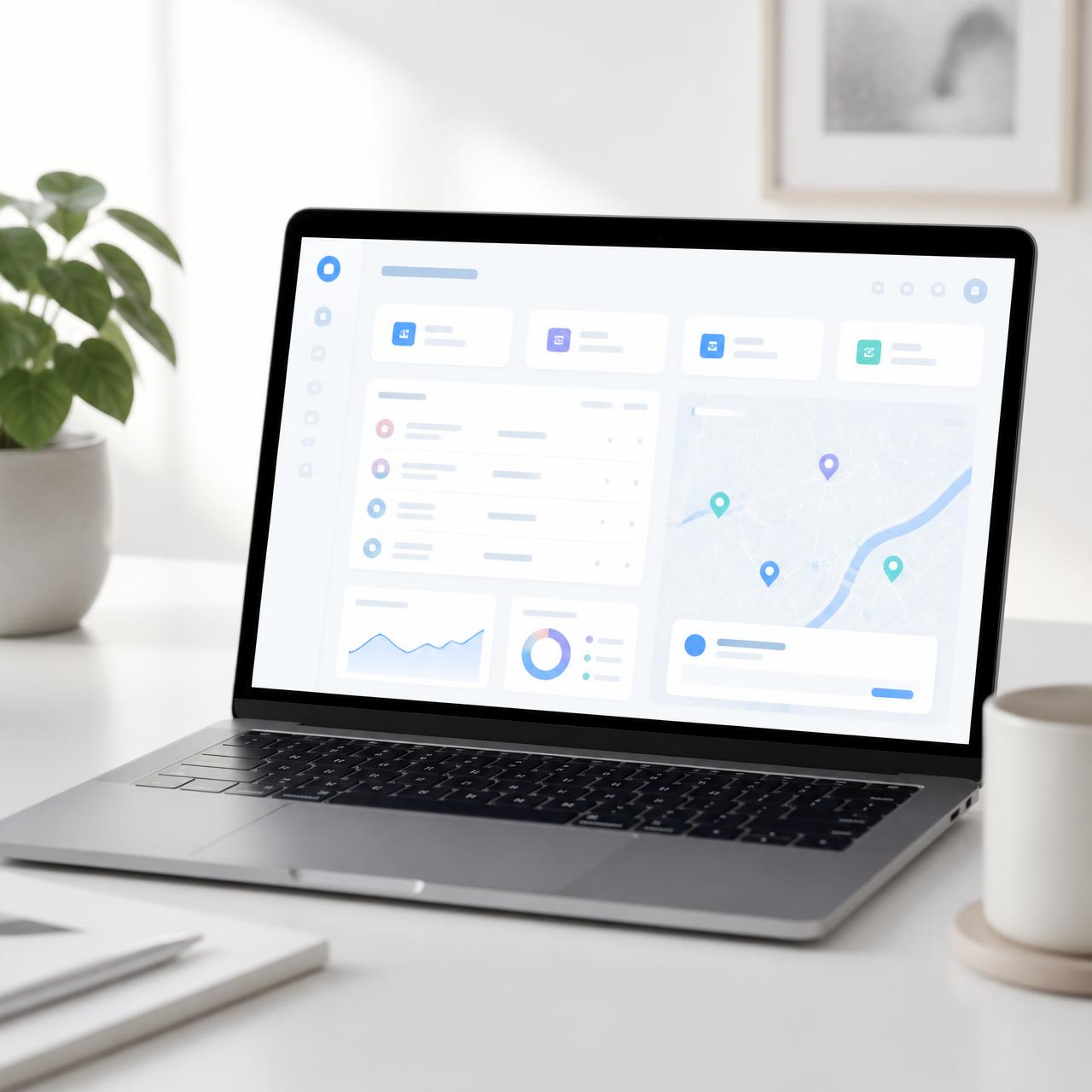 Light-themed Bail Bonds Hub Network back office dashboard