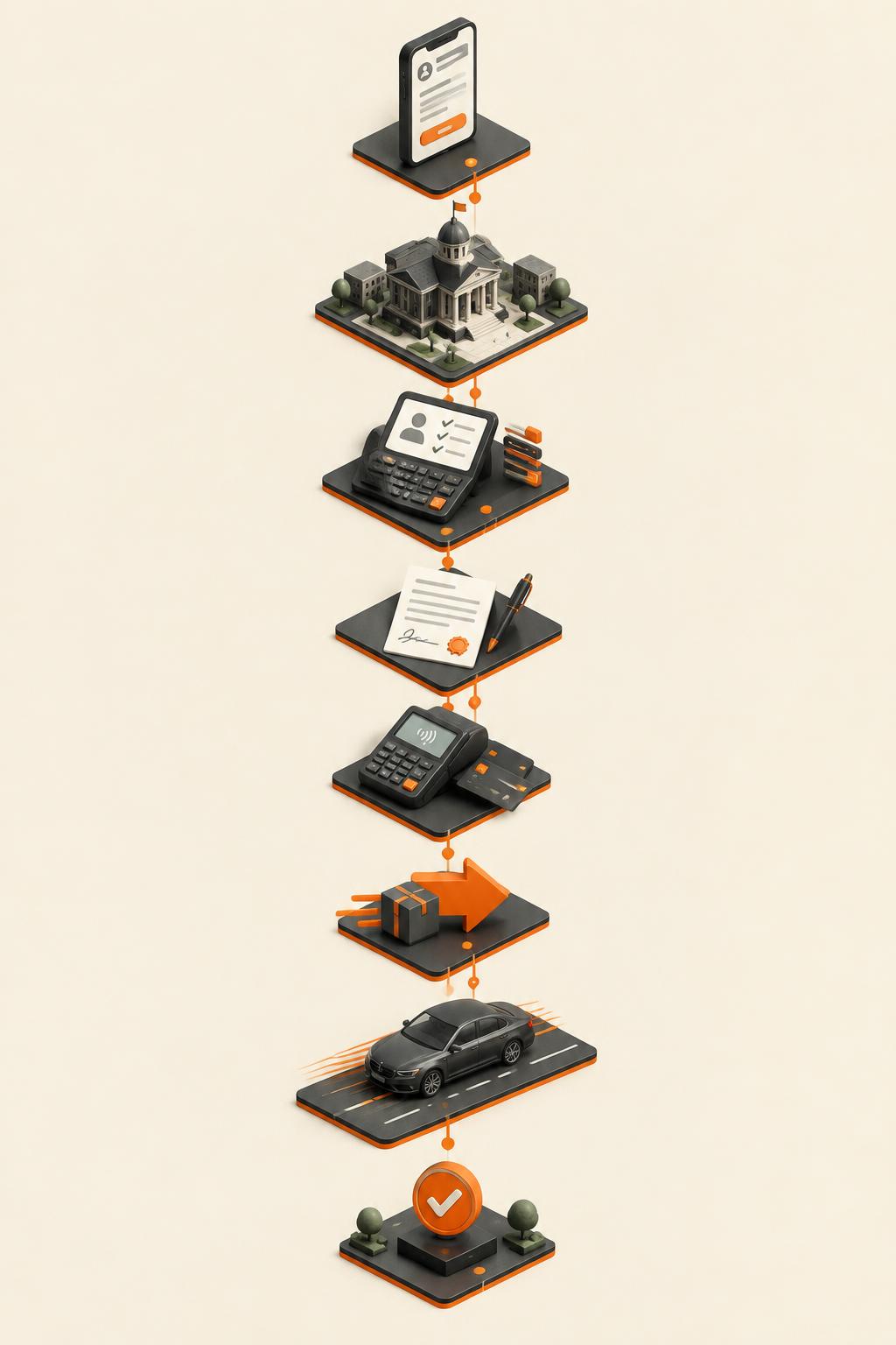 Isometric case workflow stage